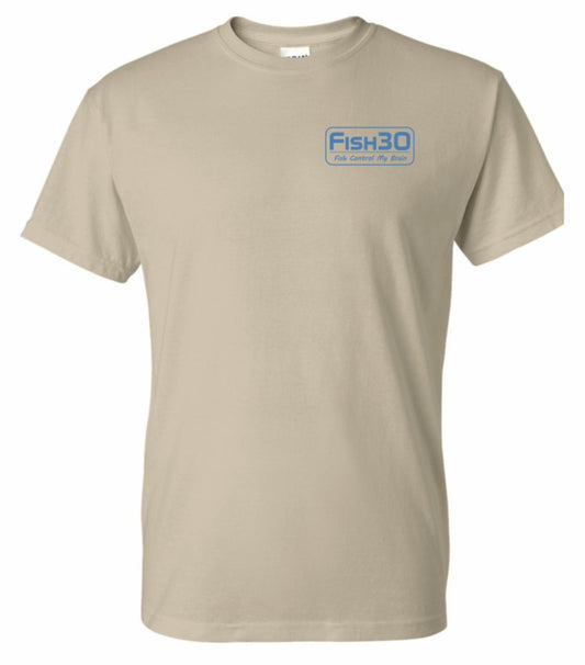 Fish30 S/S Tee - Sand/Blue