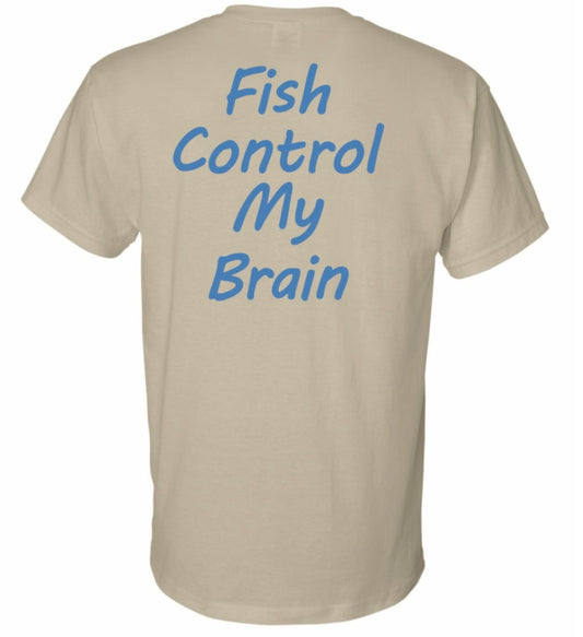 Fish30 S/S Tee - Sand/Blue